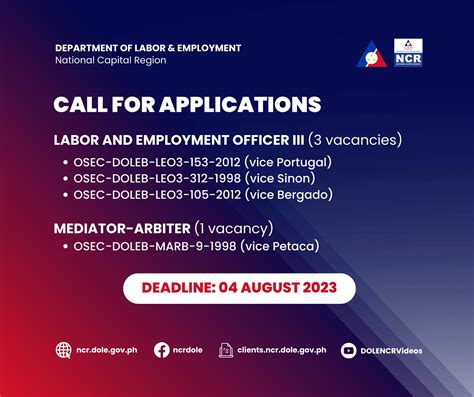 dole-ncr website|Careers @ DOLE .